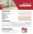 PISO PORCELANICO LUGANO 60X120 (CAJA 1.42 M2)