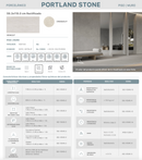 PISO PORCELANICO PORTLAND STONE VEINCUT GREIGE RECTIFICADO 59.3X119 (CAJA 2.12)3PZ