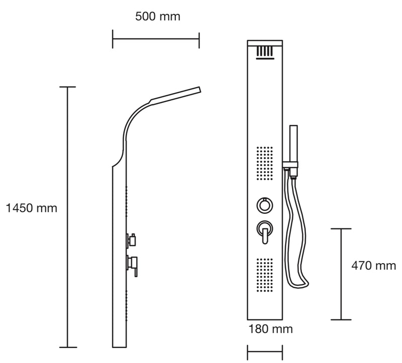 HIDRO DUCHAS BS-7840 BLUETOOTH MUSIC