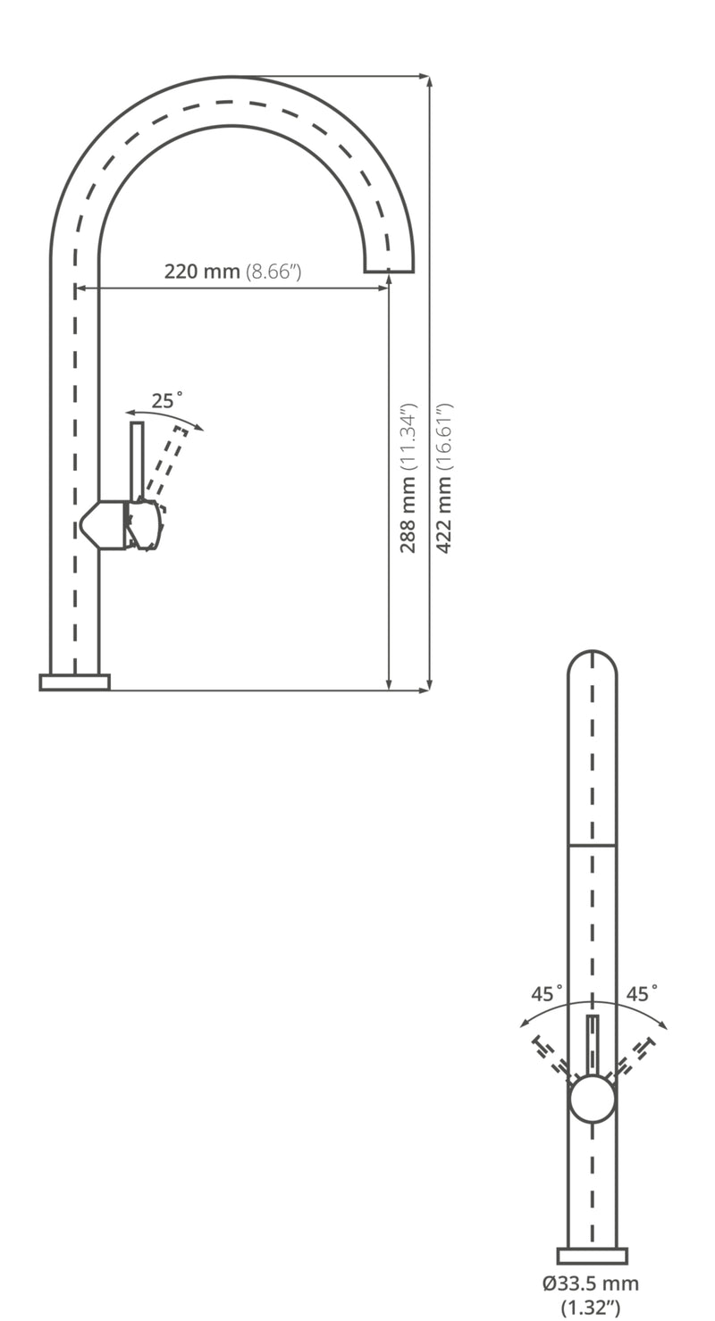 MONOMANDO PARA COCINA EA 62B