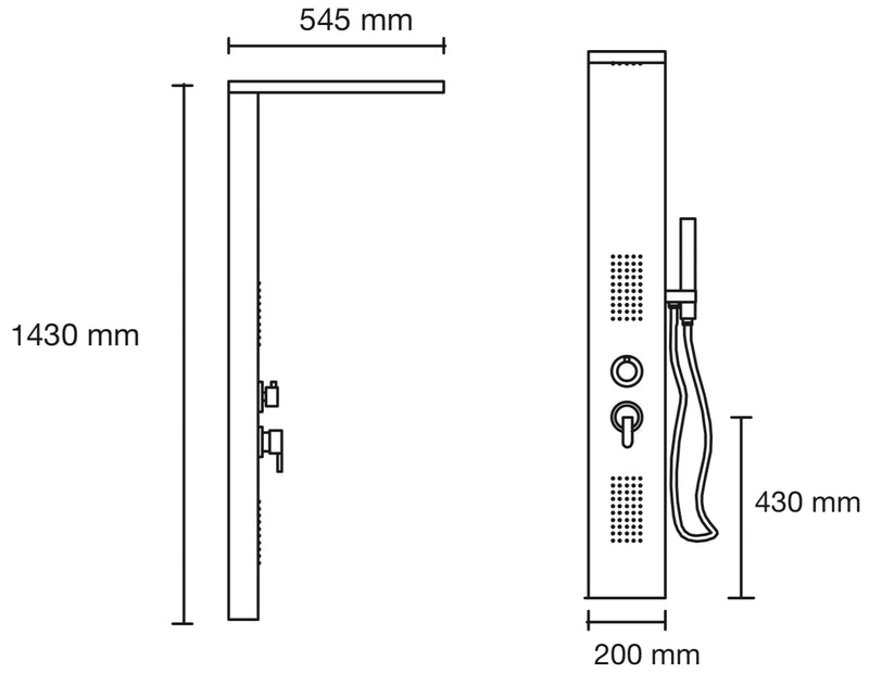 HIDRO DUCHAS MM  BS-7017