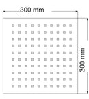 PLATO DE REGADERA DE 12" (30CM)LEXUS ALTA PRESIÓN 537494