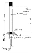 MONOMANDO LAVABO BAJO MONET 76.0101N