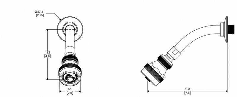 REGADERA DE LIMPIEZA AUTOMATICA AC50-TR011