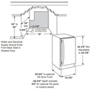 FABRICA DE HIELO/EXTERIOR DE 152.91L PANELABLE UCC15NPRII