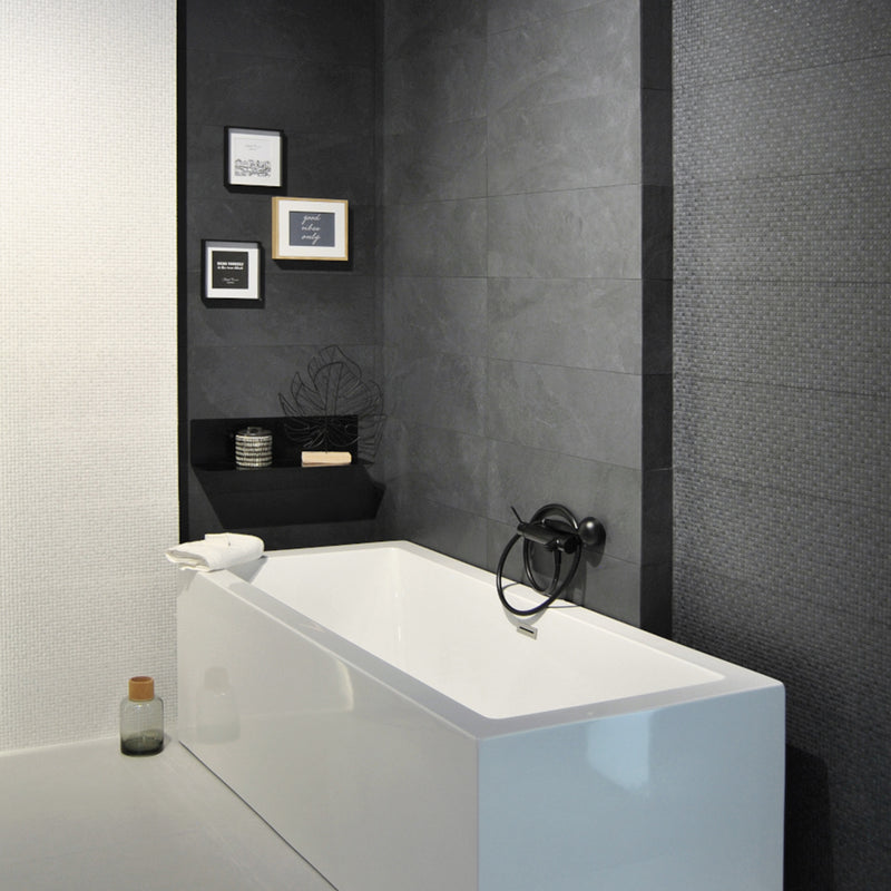 MURO PORCELANICO HANNA MOS ACABADO BLANCO 25 X 75 (CAJA DE 1.45 M2)