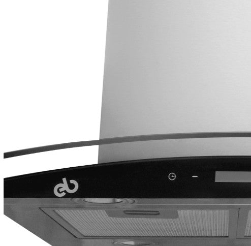 CAMPANA DE ISLA ACERO INOXIDABLE 90CM EB-393IC