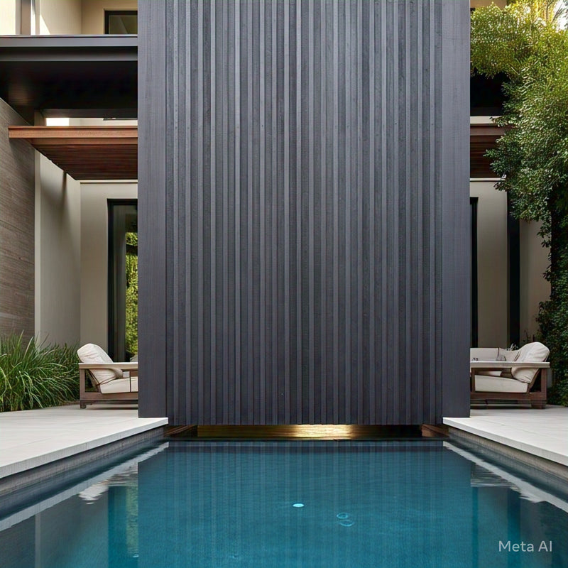 LAMBRIN EXTERIOR WPC CARBON 2900X227X25MM PZA=0.6583M2