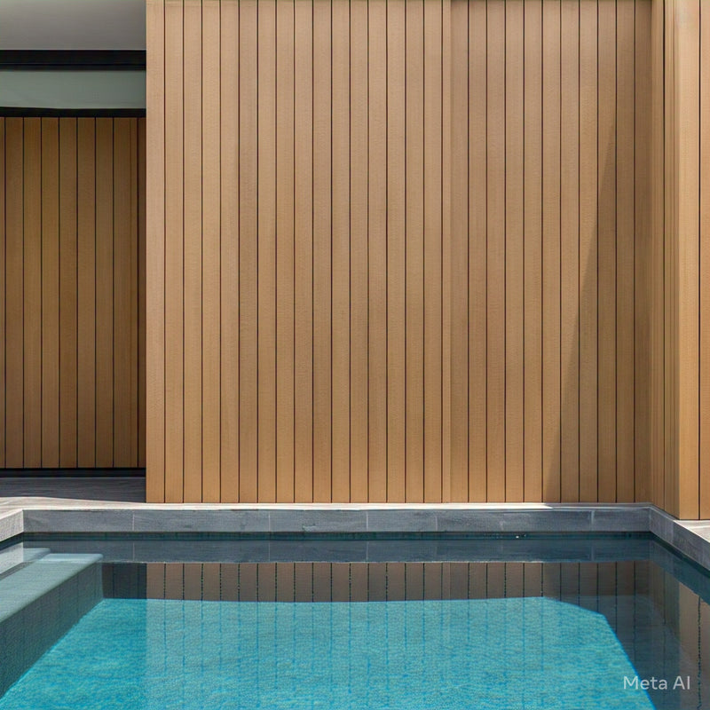 LAMBRIN EXTERIOR WPC TEKA 2900X227X25MM  PZA=0.6583M2
