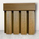 MOLDURA TEKA WPC 35x35x2900 MM PARA TERMINACIONES EN ESQUINA LAMBRIN EXTERIOR