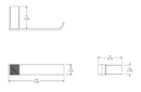PORTAPAPEL SENCILLO MAXIMA DUNA L-20117-DN