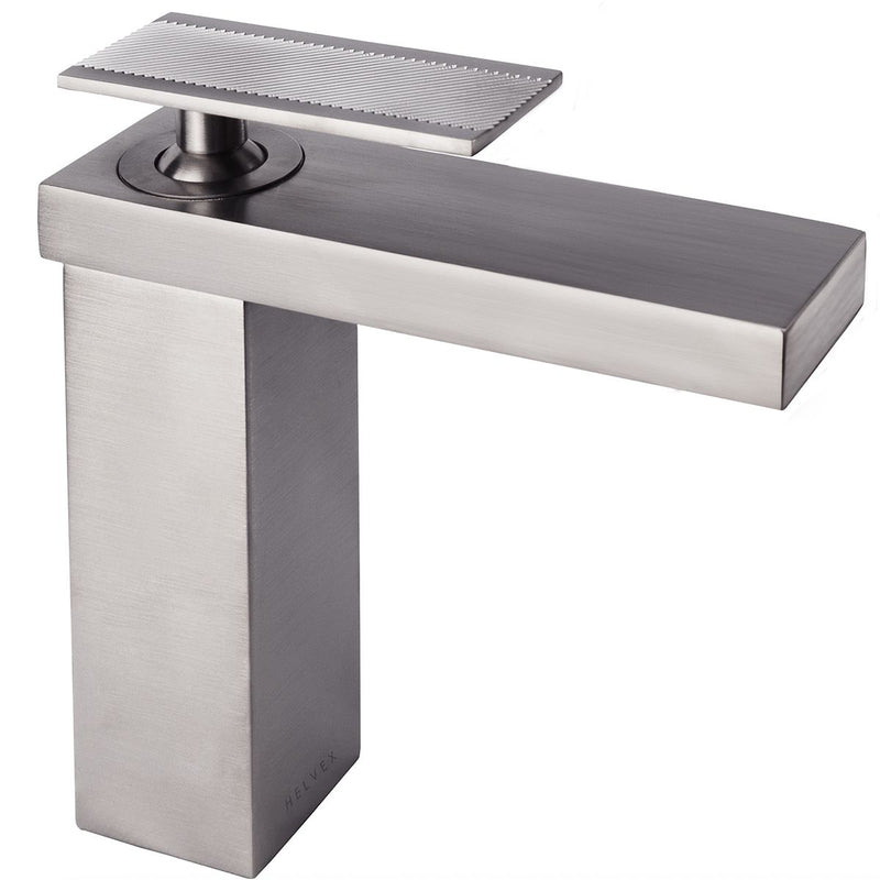 MONOMANDO CORTO PARA LAVABO MAXIMA TITANIUM INCLUYE CONTRA PUSH L-EP-932-TN