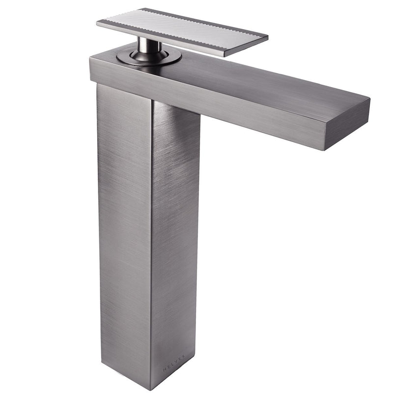 MONOMANDO ALTO PARA LAVABO MAXIMA TITANIUM. INCLUYE CONTRA PUSH  L-EP-933-TN
