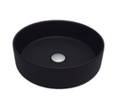LAVABO CERAMICO DE  ALTA RESISTENCIA NEGRO MATELC-003N