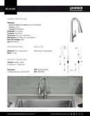 MONOMANDO PARA COCINA LK1410CR