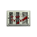 PULSADOR NICKEL BRUSHED 247 X 165 X 17.4 M72