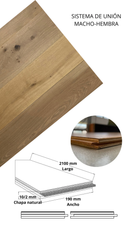 MADERA DE INGENIERIA SMALL CINNAMON (CAJA 3.19 M2) 10 MM ESPESOR 2 MM CHAPA