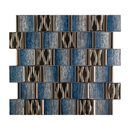 MALLA DE VIDRIO CON PLATING BALEARES 30X31CM (CAJA 1.86M2)20PZ
