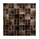 MALLA DE VIDRIO CON PLATING PATY 30X30CM (CAJA 1.35M2)22PZ