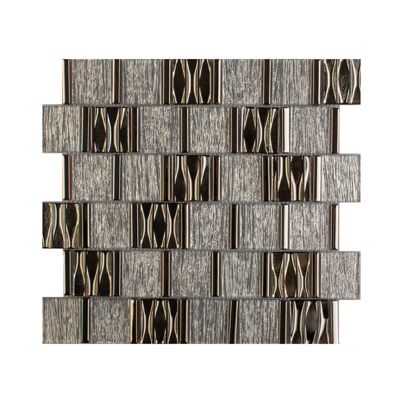 MALLA DE VIDRIO CON PLATING BURGOS 30X31CM (CAJA 1.8M2)20PZ