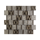 MALLA DE VIDRIO CON PLATING BURGOS 30X31CM (CAJA 1.8M2)20PZ
