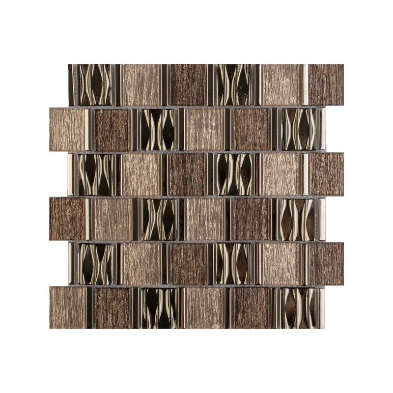 MALLA DE VIDRIO CON PLATING ANDALUCIA 30X31CM (CAJA 2.04M2)20PZ