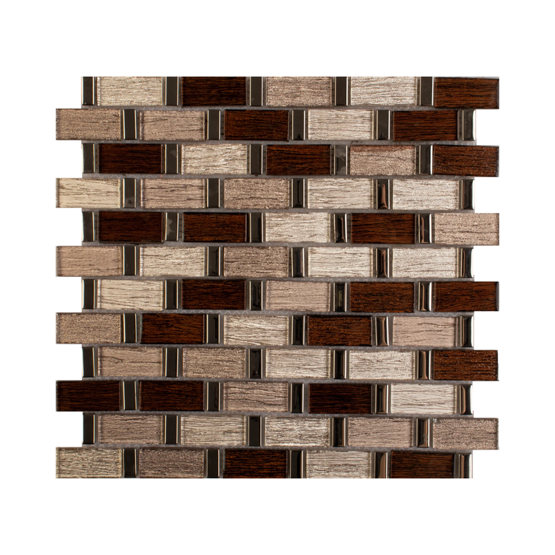 MALLA DE VIDRIO CON PLATING NIMES 30X30CM (CAJA 1.8M2)20PZ