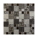 MALLA DE VIDRIO CON PLATING RONDA 30X30CM (CAJA 1.8M2)20PZ