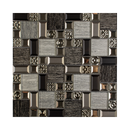 MALLA DE VIDRIO CON PLATING VARSOVIA 30X30CM (CAJA 1.8M2)20PZ