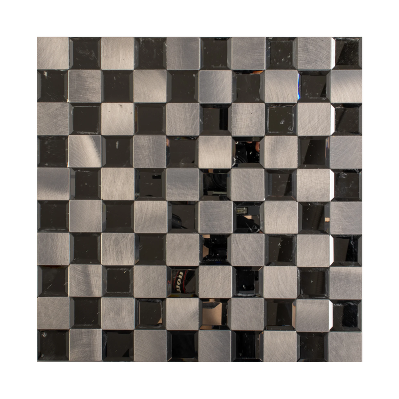 MALLA DE VIDRIO CON PLATING BASILEA 30X30CM (CAJA 1.98M2)22PZ