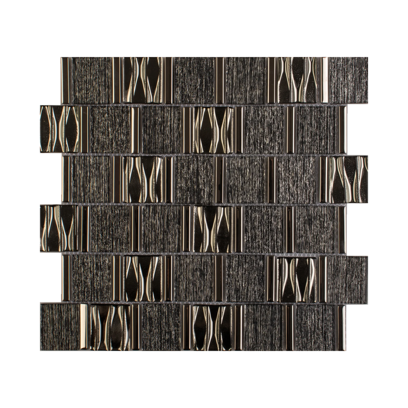 MALLA DE VIDRIO CON PLATING CEUTA 30X31CM (CAJA 1.98M2)22PZ