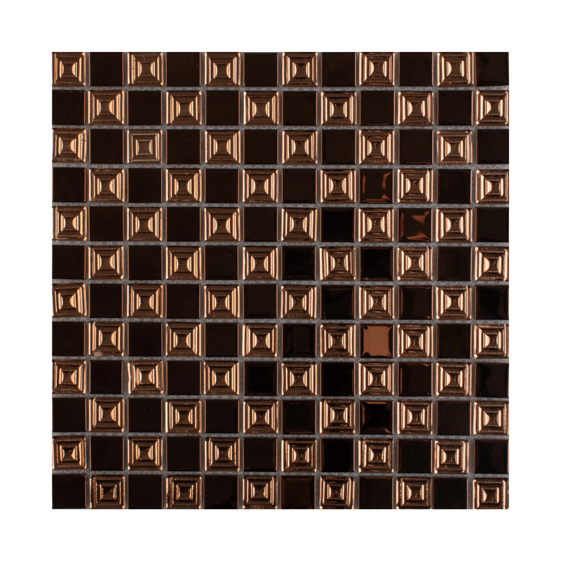 MALLA DE VIDRIO CON PLATING DAKAR 30X30CM (CAJA 1.98M2)22PZ
