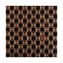 MALLA DE VIDRIO CON PLATING DAKAR 30X30CM (CAJA 1.98M2)22PZ