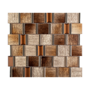 MALLA DE VIDRIO CON PLATING TOKIO 30X33.3CM (CAJA 1.99M2)20PZ