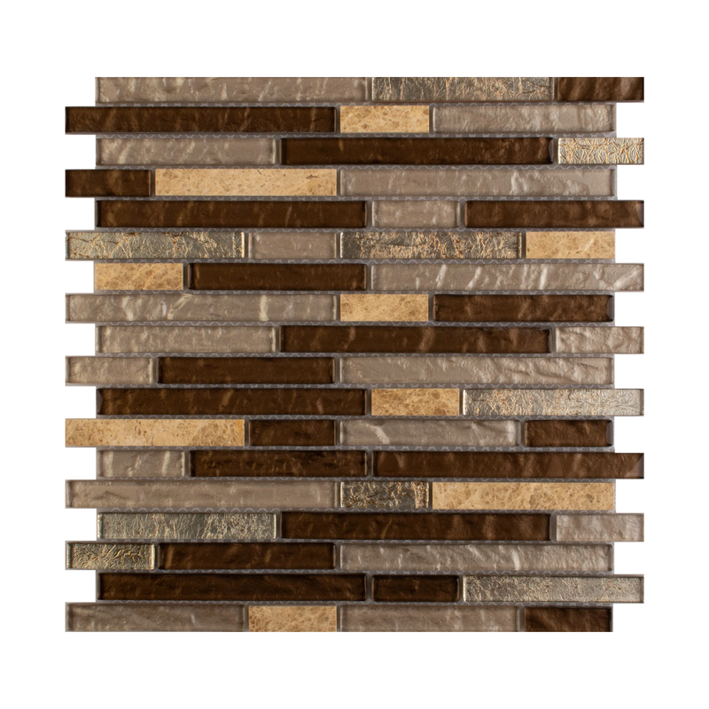 MALLA DE VIDRIO CON PLATING AMUR 30X30CM (CAJA 0.99M2)15PZ
