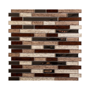 MALLA DE VIDRIO CON PLATING ALMERIA 30X30CM (CAJA 1.35M2)20PZ