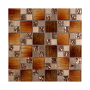 MALLA DE VIDRIO CON PLATING BELGICA 30X30CM (CAJA 1.35M2)15PZ