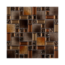 MALLA DE VIDRIO CON PLATING ANKARA 30X30CM (CAJA 1.8M2)20PZ
