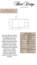 GABINETE PARA BAÑO MARIAM