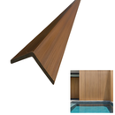 MOLDURA TEKA WPC 35x35x2900 MM PARA TERMINACIONES EN ESQUINA LAMBRIN EXTERIOR