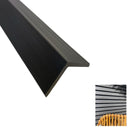 MOLDURA CARBON WPC 35x35x2900 MM PARA TERMINACIONES EN ESQUINA LAMBRIN EXTERIOR