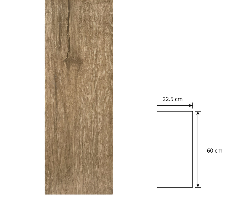PISO CERÁMICO LUCERNA CARAMEL 22.5 x 60 (CAJA 1.89 M2) 14 PIEZAS