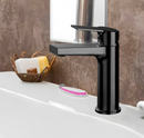 MONOMANDO CORTO PARA LAVABO TB30.011NEGRO MATE