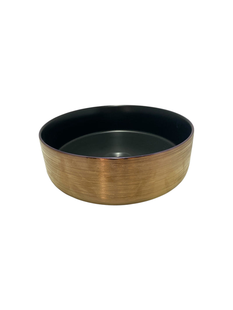 LAVABO CERAMICO DE SOBREPONER MOD.NOGAL ORO ROSADO NATIA