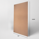 PANEL MARMOL DE PVC MARTELINADO BRONZE 280X112X.5CM