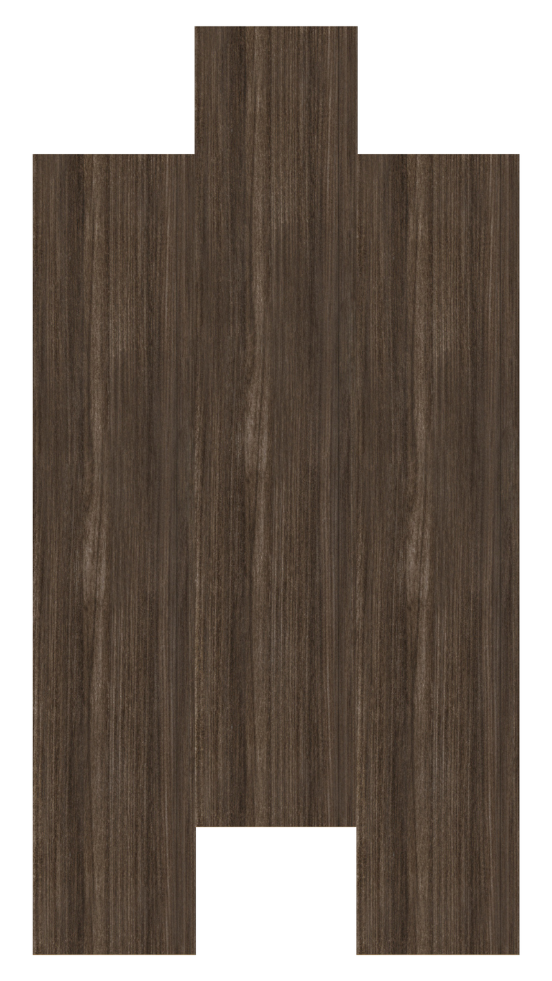 PANEL WPC - 60 NOGAL  290 x 60 x 0.8 cm