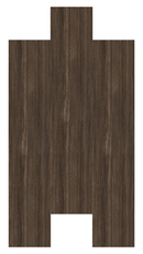 PANEL WPC - 60 NOGAL  290 x 60 x 0.8 cm