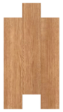 PANEL WPC - 60 MIEL 290 x 60 x 0.8 cm