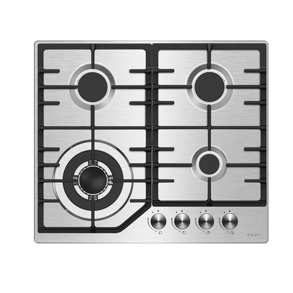 PARRILLA DE GAS EMPOTRABLE 4 QUEMADORES NUUR MODELO:PARGA4A1