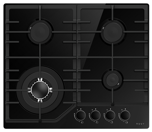 PARRILLA DE GAS EMPOTRABLE 4 QUEMADORES NUUR MODELO:PARGA4VT
